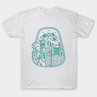 Nature Adventure Backpacker 3 T-Shirt